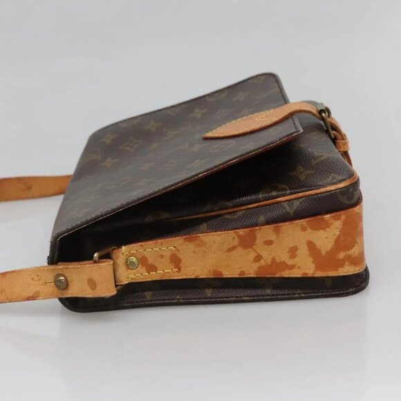 LOUIS VUITTON Monogram Cartouchiere GM Shoulder Bag M51252 LV Auth BA4214 - Picture 4 of 16